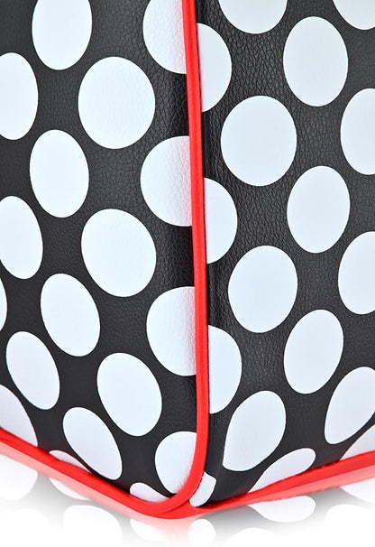 Disney Minnie Mouse Travel Duffle - Classic Premium 16 Inch Leather Overnight Weekender for Women & Men