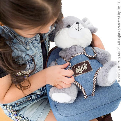 Mouse Backpack, Mouse Toys for Kids 3-5, Toddler Stuffed Animal Gifts for 2 3 4 5 Year Old Girl Boy