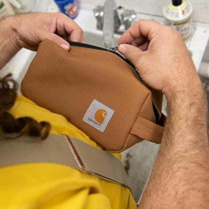 Carhartt Durable Travel Kit, Organize Essentials W/the Water Resistance Free Toiletry Bag