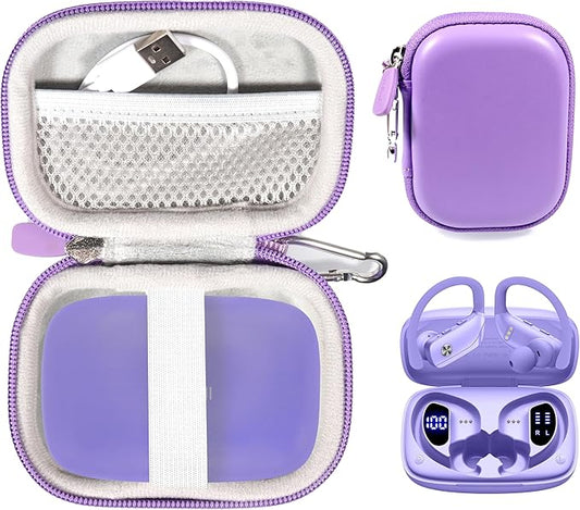 CaseSack Case for bmani Earbuds (Light Purple)