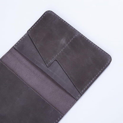 INCARNE Leather Passport Holder for Travel - Passport Case - Passport Wallet for Men - Passport Cover for Women Sleeve Protector - Travel Essentials Vacation Luggage Travel Gifts - Vintage Gray