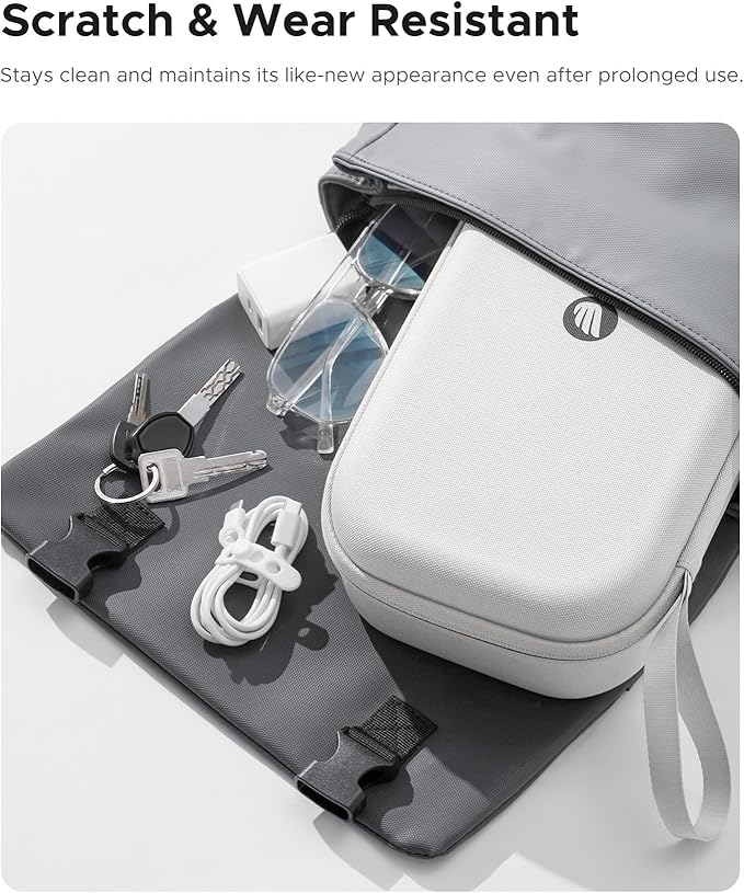 ORICO Protective Carrying Case for Apple 2024 Mac mini M4/M4 Pro, Portable Hard Shell Travel Storage Bag, Nylon Braided, Water Resistant Compatible with Magic Keyboard/Mouse/Trackpad/Charger (L)