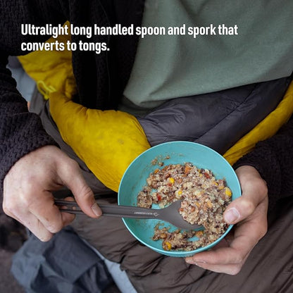 Sea to Summit Frontier Ultralight Cutlery Set, Long Handle Spoon and Spork