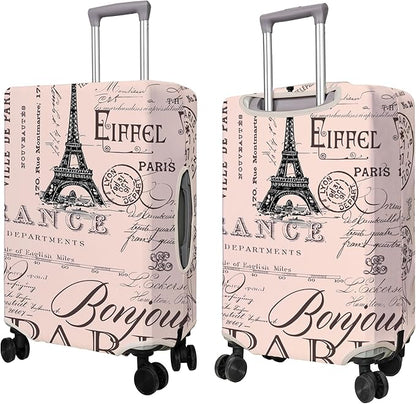 Travel Luggage Cover Suitcase Protector Fits 18-32 Inch Wheel Covers PatternedTravel Related Items Flower Luggage Protector Elastic XL