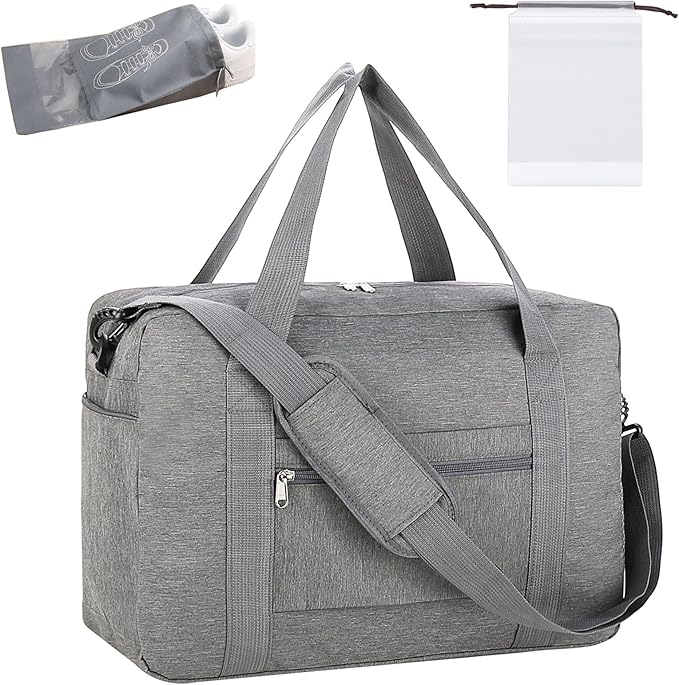 For Spirit Airlines Personal Item Bag 18x14x8 with Wet Pocket Foldable Travel Duffel Bag Underseat Carry on for Men & Women