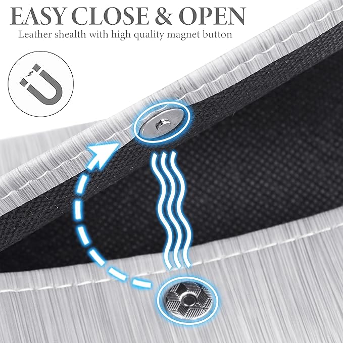 Pill Organizer,LIZIMANDU Weekly Travel Pill Case Box Medication Reminder Daily AM PM, Day Night 7 Compartments,for 4 Times A Day, 7 Days a Week-Includes Leather PU Carrying Case(1-Wood-Light Grey)