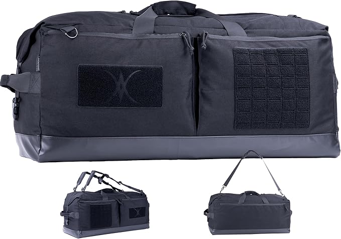 Large Military Tactical Duffle Bag Duffel Backpack for Special Work,Sports,Traveling,Camping 85L