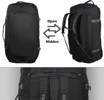 REDCAMP 85L/120L/140L Foldable Duffle Bag with Wheels, Large Travel Duffel Bag