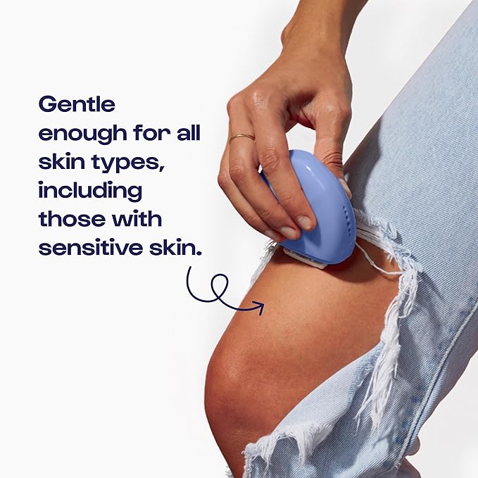 Alleyoop Portable Travel Razors For Women - Perfect For Touch Ups On-The-Go - Includes Refillable Blades, Moisturizing Bar & Water Spray Bottle - Safe For All/Sensitive Skin Types (Periwinkle)