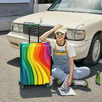 ANNA QUEEN Travel Luggage Cover Suitcase Protector Suitcase Cover Anti-Scratch,Stretchable Bag Cover Washable Durable Polyester