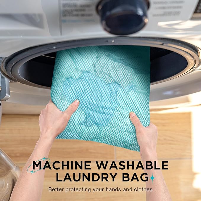 10 Set Compression Packing Cubes for Travel Essentials,Compressible Expandable Packing Cubes for Suitcase,OlarHike Luggage Organizer Bags for Travel,Handy Helper for Organizing Clothes(Blue Green)