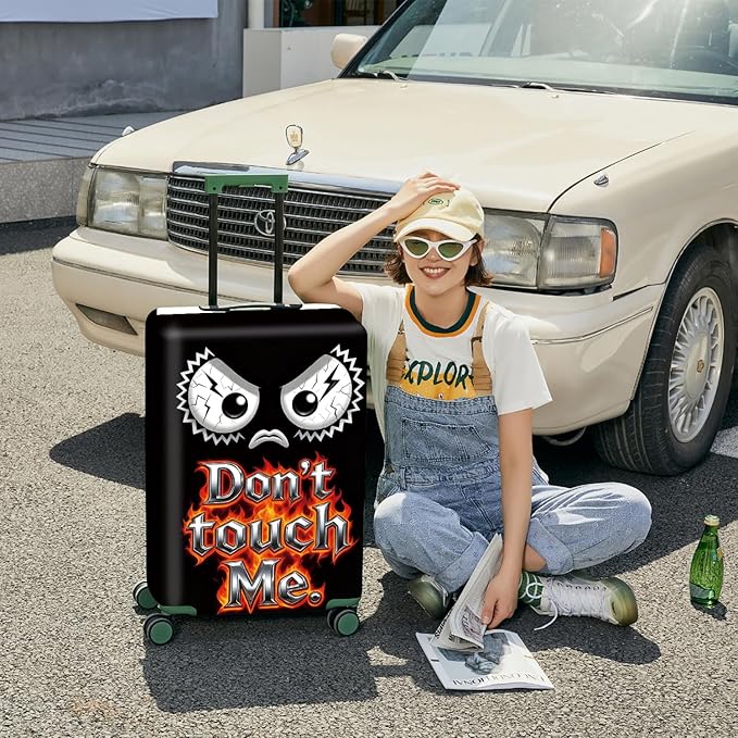 ANNA QUEEN Travel Luggage Cover Suitcase Protector Suitcase Cover Anti-Scratch,Stretchable Bag Cover Washable Durable Polyester