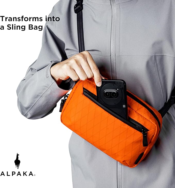 ALPAKA Elements Tech Case - Travel Organizer Pouch for Electronics, Cables, EDC with Weatherproof Fabrics, YKK Zippers