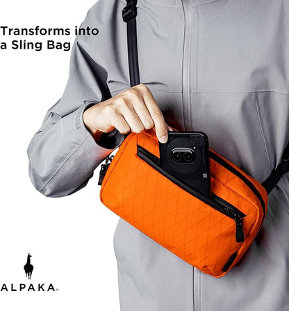 ALPAKA Elements Tech Case - Travel Organizer Pouch for Electronics, Cables, EDC with Weatherproof Fabrics, YKK Zippers
