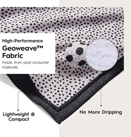 GEOMETRY Gym Towels for Working Out - Compact & Quick Dry, Super Absorbent Double-Sided Microfiber Sweat Towel – Premium Microfiber for Gym - Freckles, 16" x 30", 1 Piece