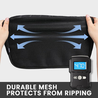 BAGAIL 6 Set Packing Cubes Luggage Packing Organizers for Travel Accessories-Black