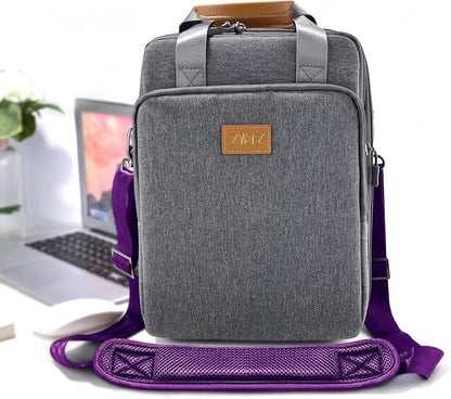 ZINZ Shoulder Strap 78" Universal Handbag Strap with Ultra-thick Fixed Padded and Dual Balanced Adjustable Buckles Shoulder Crossbody Strap for Briefcase Messenger Bag Laptop bag Luggage，Purple