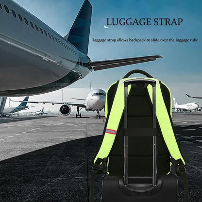 Della Gao Laptop Backpack for Men, Large Anti-Theft Business Travel Backpack with USB Charging Port, Water Resistant College School Computer Bag for Men/Women for 17 Inch Laptop and Notebook