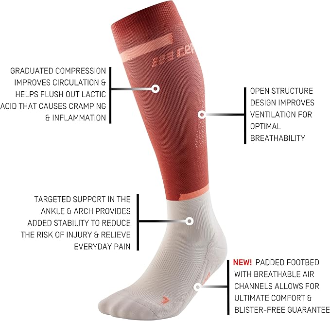 CEP Women's Running Compression Tall Socks 4.0 - Athletic Long Socks For Performance