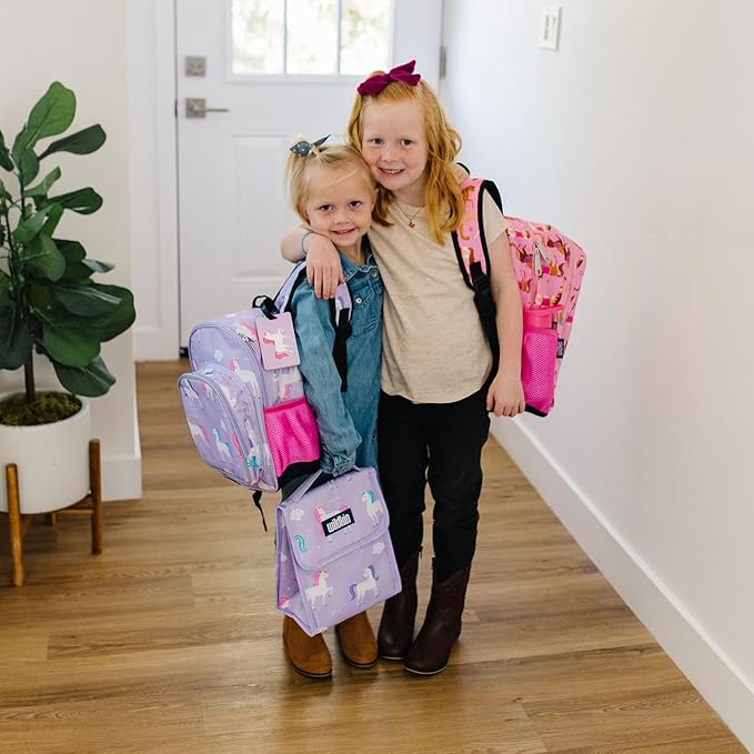 Wildkin 12-inch Kids Backpack – Padded, Adjustable, Ideal for Daycare & Travel - Unicorn
