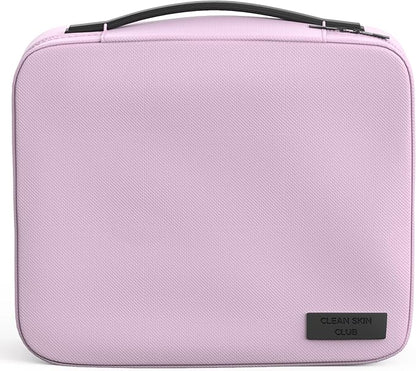 CLEAN SKIN CLUB Clean Towels XL Dedicated Travel Cosmetic Makeup Bag, Portable Large Capacity Beauty Toiletry Water Resistant Organizer Case with Dividers, Zipped Compartments