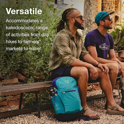 Osprey Daylite Plus Commuter Backpack – Lightweight, Everyday Pack with Laptop Sleeve and Water Bottle Pockets – Ideal for Work, School, and Travel with Versatile Storage Options, Tan Concrete