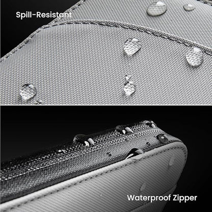 tomtoc Passport Holder Family with RFID Blocking, Passport Wallet Women Men, with Airtag & Sim Card Holder and Eject Pin, Travel Document Organizer with Wrist Strap, Up to 4 Passports, Water-resistant