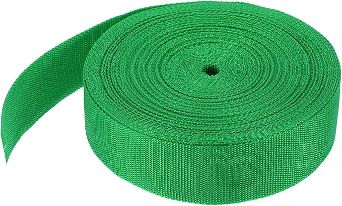MECCANIXITY Lightweight Polypropylene Webbing Strap 2" 25 Yard Backpack Strapping Band Mint Green for Outdoor Luggage Cargo Straps