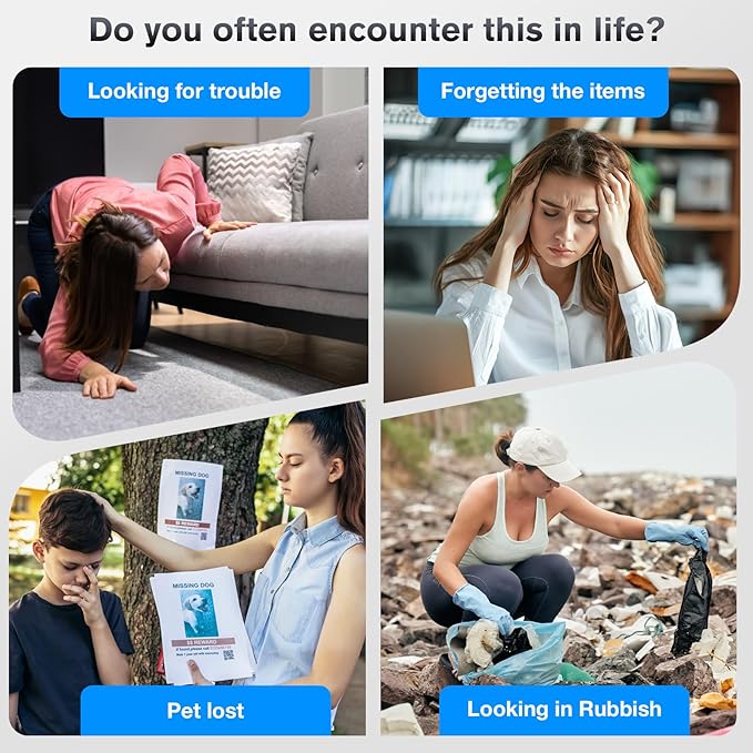 Airtag for Andriod and iOS,Air Tags-4 Pack,Andriod Tracker Tags,Support Dual System,Work with Apple Find My and Gooogle Hub App,Item Locator for Luggage, Backpack,Key,Wallet and More