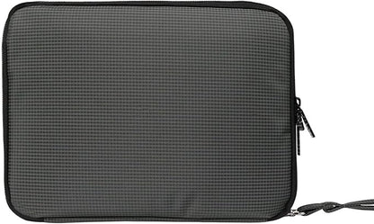 BUBM Double Layer Electronics Organizer, Travel Gadget Bag for Cables, Memory Cards, Flash Hard Drive and More, Fit for iPad or Tablet(up To 9.7")--Large, Gray