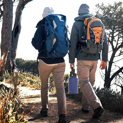 WATERSY 2/3 Gallon Water Bottle Insulated(Cold for 48 Hrs),BPA Free&Leak Proof,87oz Stainless Steel Water Jug/Flask,Big thermo,Large Water Bottle with Handle for Gym,Hiking,Camping,Deep Blue