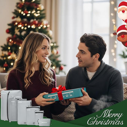 6 Set Vacuum Bags for Travel, Professional IPX8 Reusable Organizer, Compression Packing cube for Suitcases, Durable Seal Space Saver Bags -Traveling/Skiing Essentials (with Pump)