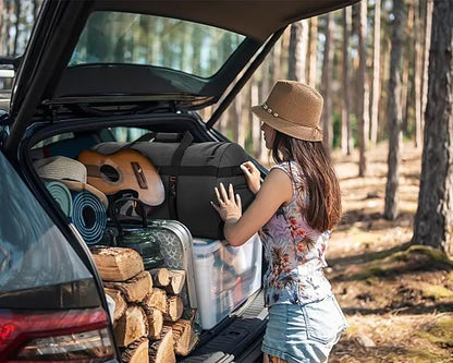 40L/60L/90L Large Waterproof Duffle Bag Backpack for Men, Mens Duffel Backpack Bags for Traveling, Heavy Duty (Black, 60L)