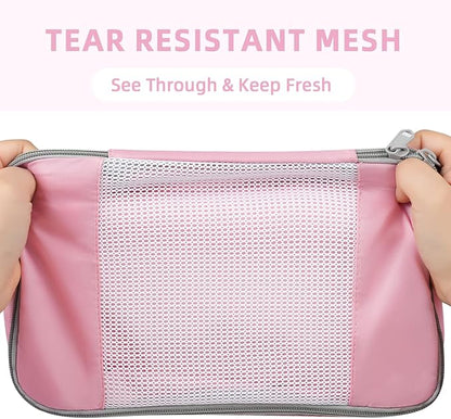 BAGAIL 6 Set/8 Set/10 Set Packing Cubes Various Sizes Packing Organizer for Travel Accessories Luggage Carry On Suitcase