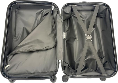 Fast Forward Kids Licensed Hard-Side 21” Spinner Luggage Lightweight Carry-On Suitcase (Hello Kitty)