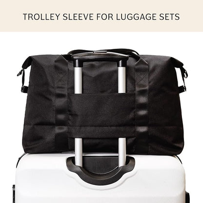 Jadyn Lola Travel Bag, Weekender/Overnight Duffel, Gym Tote Bag for Women, Men