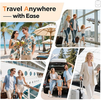 Veken 6/9/11 Set Compression Packing Cubes for Travel Essentials,Compressible Expandable Large Luggage Suitcase Organizer Bags for Clothing,Durable Space Saver Storage Bags(Beige)