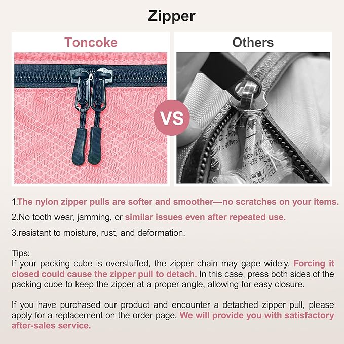 8-Piece Packing Cubes for Travel, Mesh Luggage Organizers with Shoe Bag, Toiletry Bag, Laundry Pouches, 4 Sizes (XL/L/M/S) for Suitcase Organization, Men Women Kids, Pink