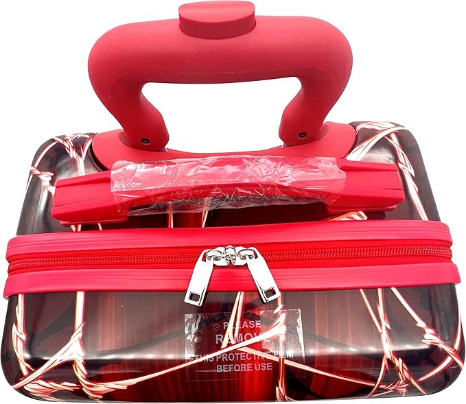 Fast Forward Kids Licensed Hard-Side 20” Spinner Luggage Lightweight Carry-On Suitcase (Spiderman - 2)