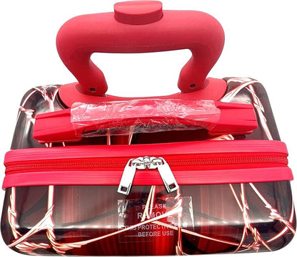 Fast Forward Kids Licensed Hard-Side 20” Spinner Luggage Lightweight Carry-On Suitcase (Spiderman - 2)