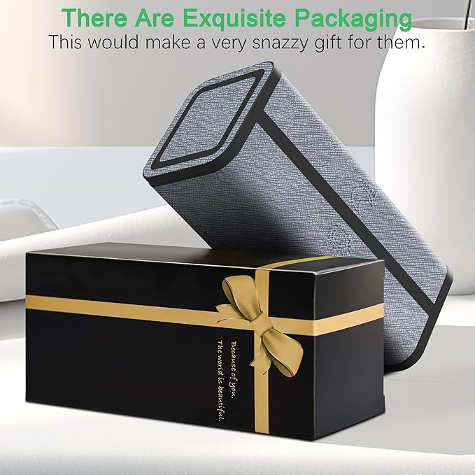 7-Day AM/PM Pill Organizer with Scratch-Resistant Leather Case - Portable Weekly Travel Medicine Box with Detachable Daily Pods & Privacy Design (Silver Black)