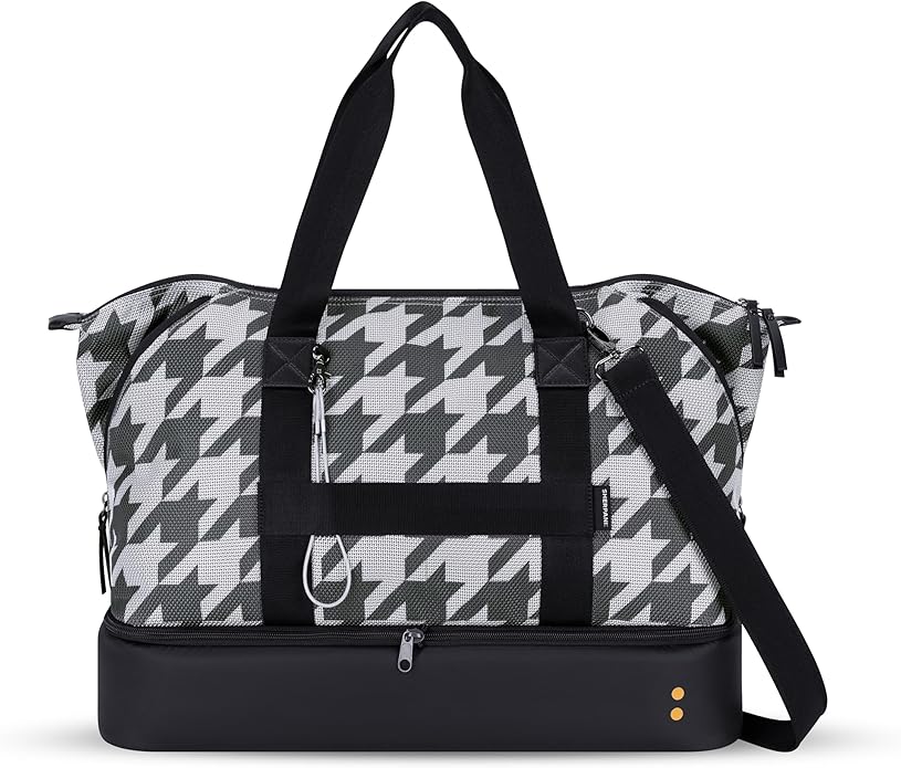 Sherpani Boston, Anti Theft Weekender Bags, Travel Duffel Bag, Carry On Tote Bag with Removable Shoe Bottom Compartment