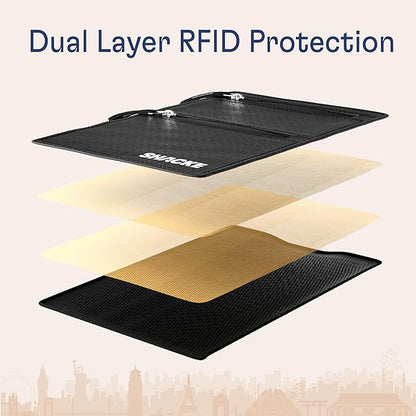 Shacke Hidden Travel Belt Wallet w/RFID Blocker