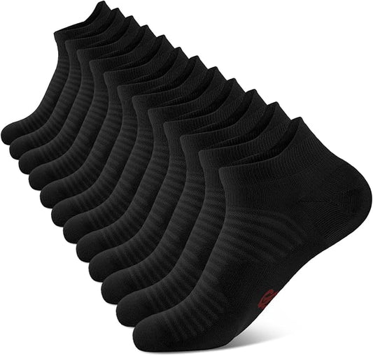 Compression Running Ankle Socks Low Cut(6 Pairs) for Men & Women