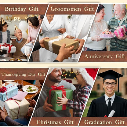 Personalized Toiletry Bag for Men, Gifts for Men, Custom Leather Mens Toiletries Travel Kit, Customize Shaving Bags, Men's Gift Ideas for Christmas, Anniversary, Birthday, Dad, Grandpa, Lover