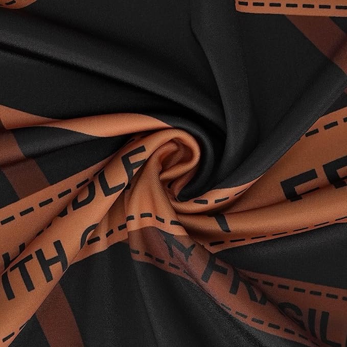 Explore Land Travel Luggage Cover Suitcase Protector Fits 31-32 Inch Case (Gold Fragile, XL)