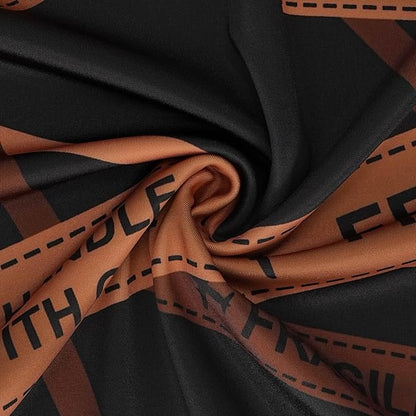 Explore Land Travel Luggage Cover Suitcase Protector Fits 27-30 Inch Case (Gold Fragile, L)