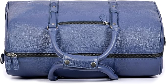 Leather Duffel Bag for Men & Women Travel, Weekend, Overnight, Gym Bag