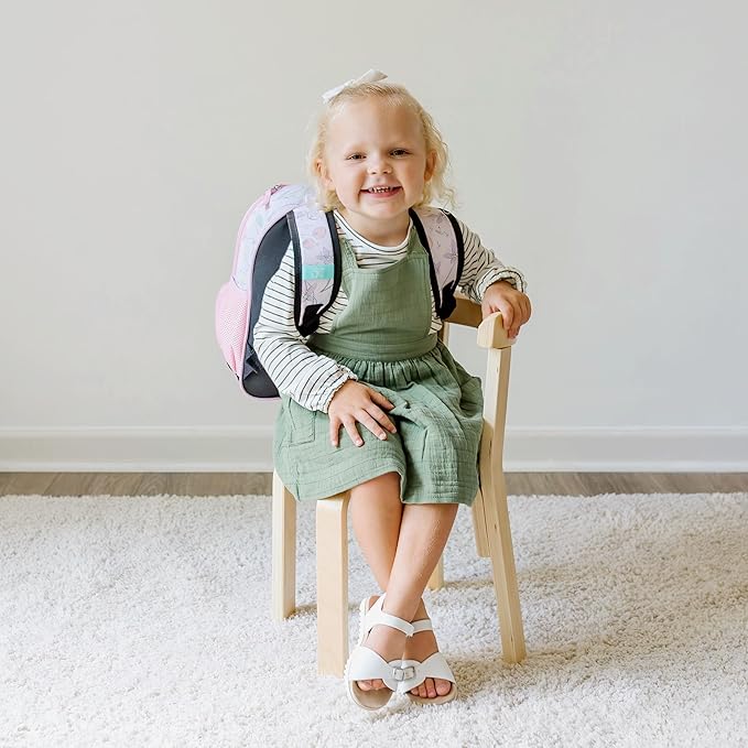 Wildkin JumpOff Jo 12-inch Kids Backpack – Lightweight, Durable Toddler Bag - Fairy Blossom