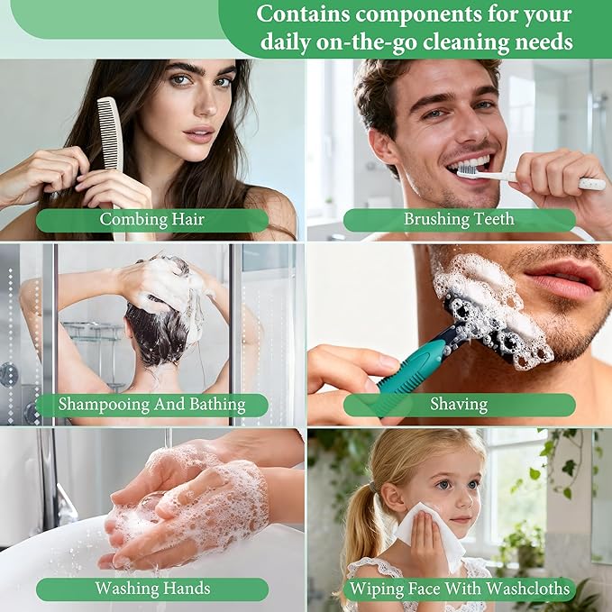 Hygiene Kit Bulk, Individually Packed, The Convenience Kit Bulk Is Fully Equipped And Clean And Hygienic, Convenience Kits Suitable For Hotel, Home, Camping, Travel (30 Sets)